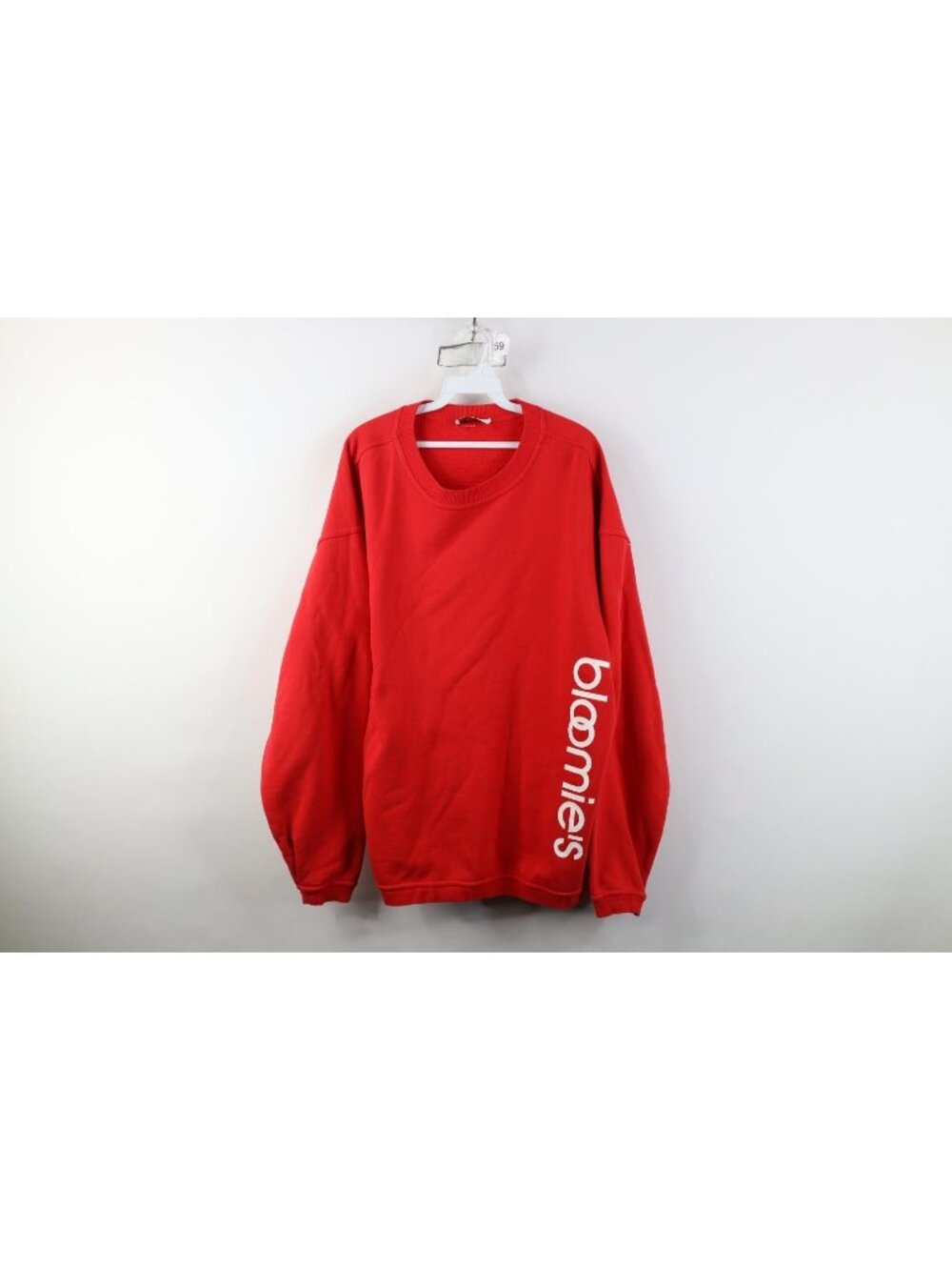 Vintage 90s Womens 2XL XXL Bloomingdales Bloomies Crewneck Sweatshirt Red USA